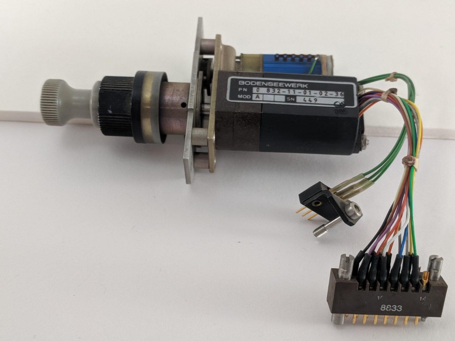 Encoder With Switch PN 083211010236000 Flight Simulator Components